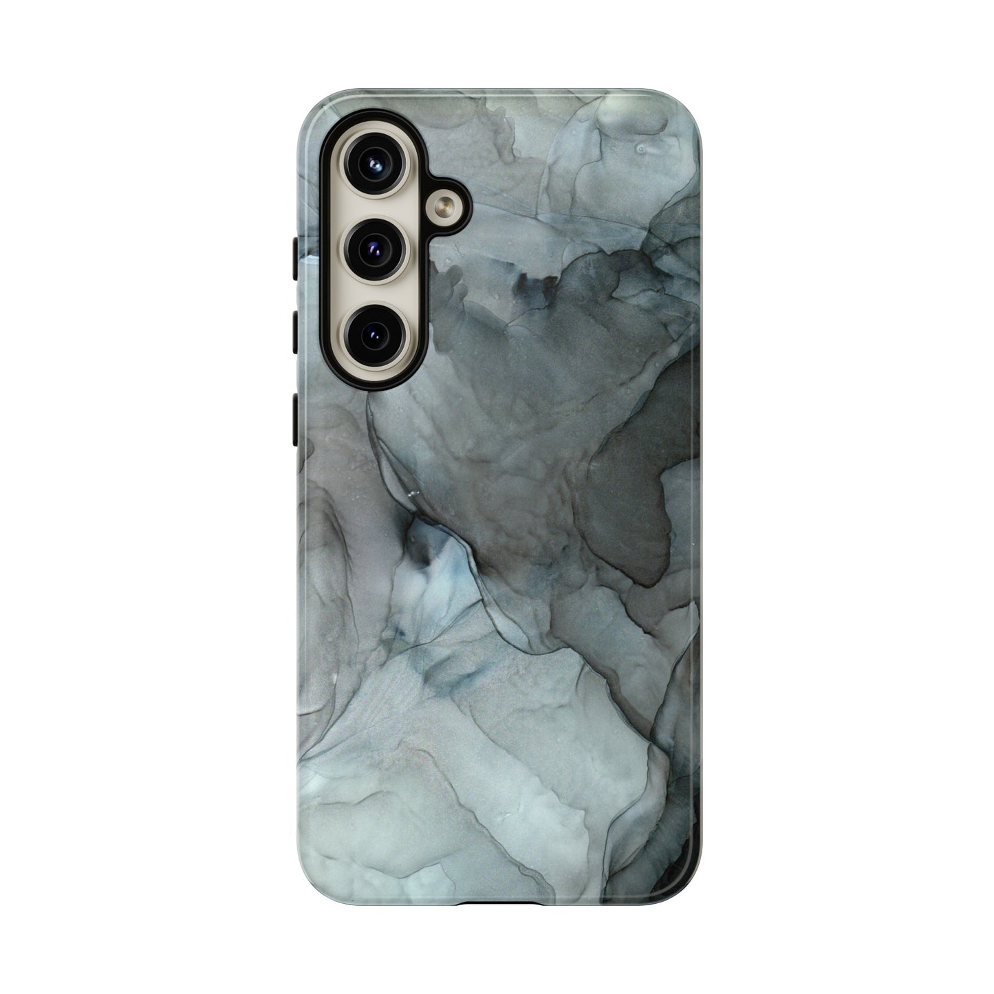 Smokey Black Abstract Art Phone Case