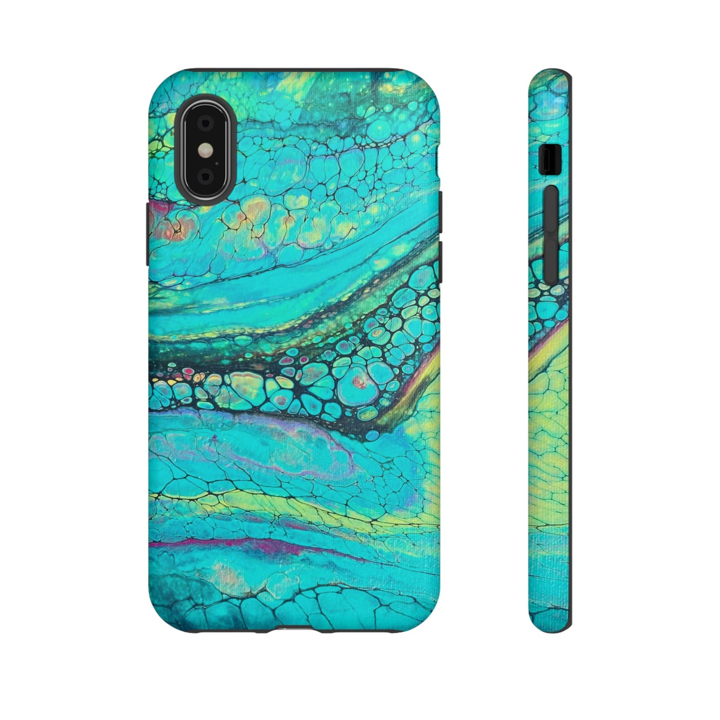 Green Abstract Art Phone Case