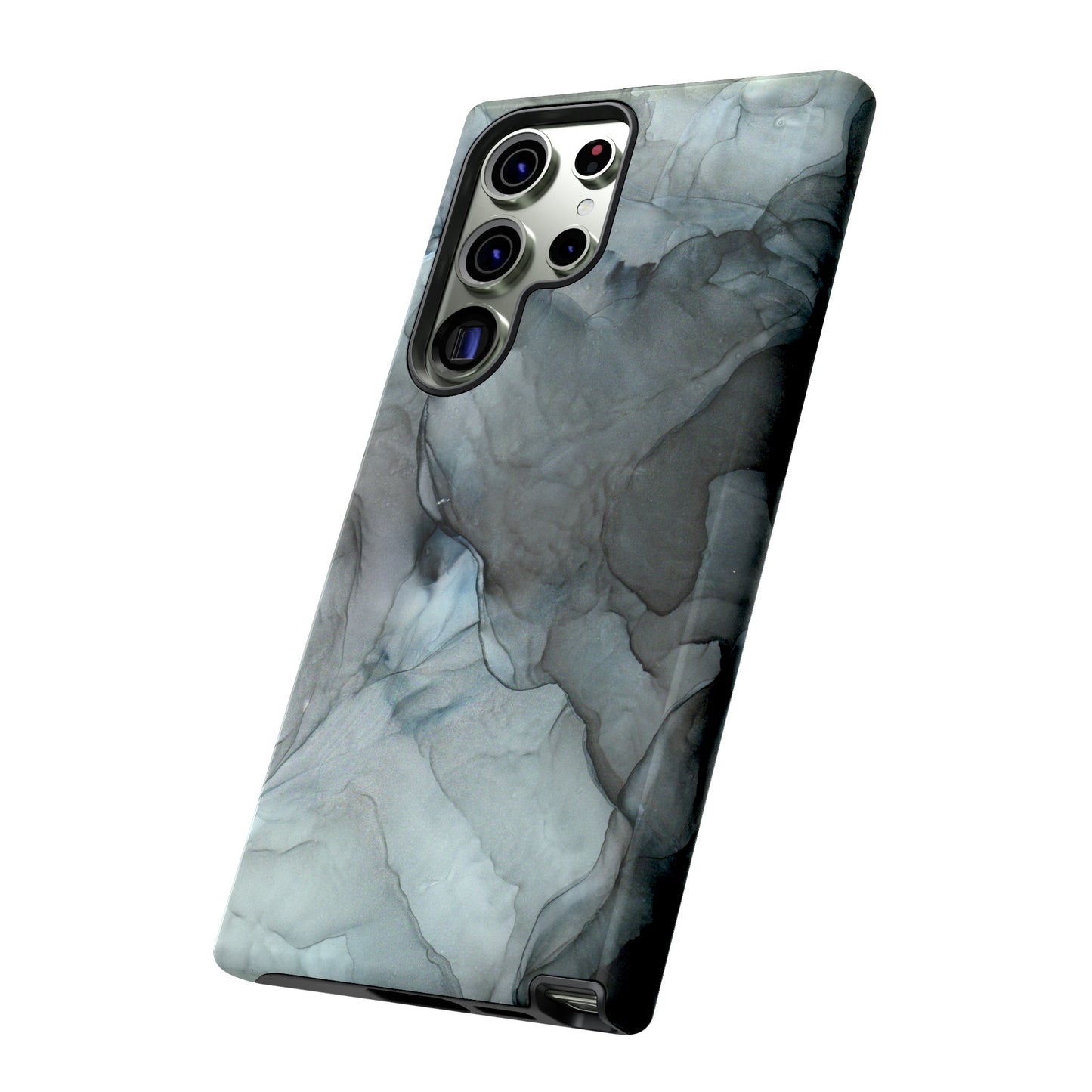 Smokey Black Abstract Art Phone Case