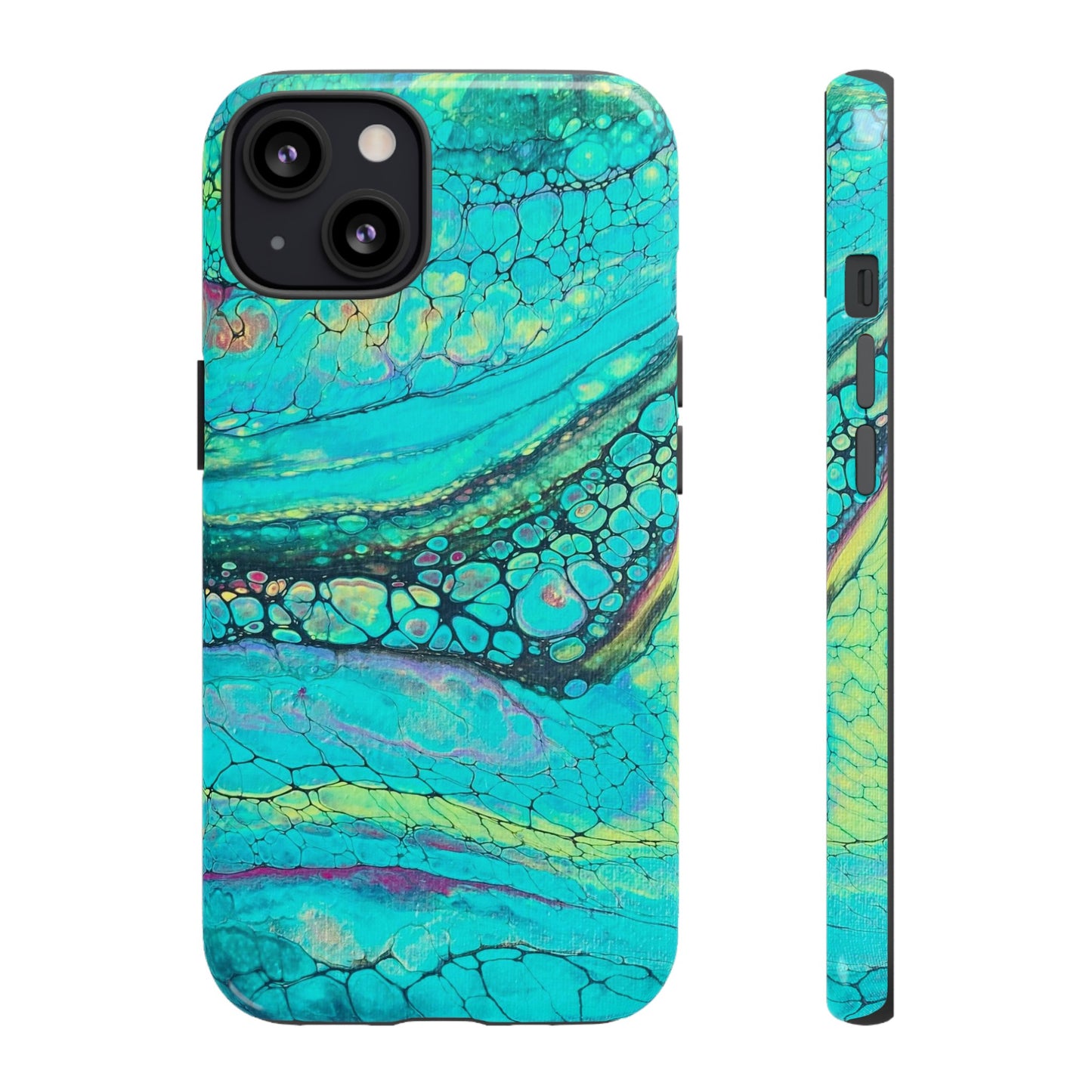 Green Abstract Art Phone Case