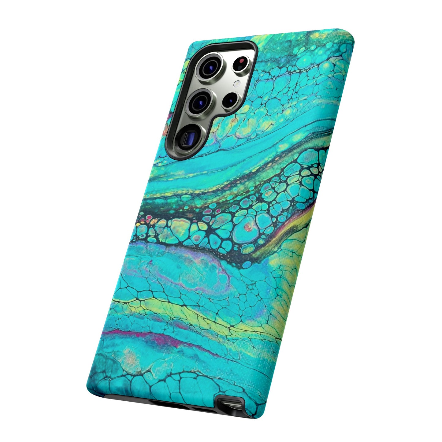 Green Abstract Art Phone Case