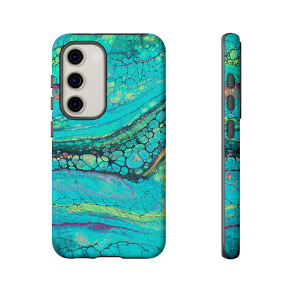 Green Abstract Art Phone Case