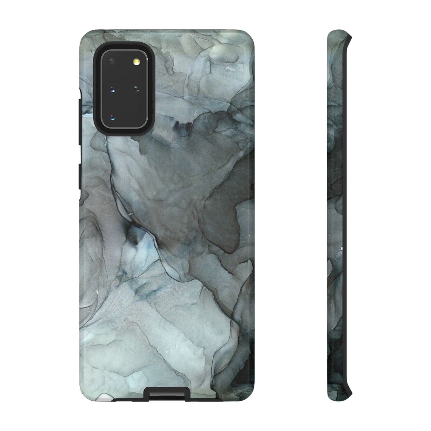 Smokey Black Abstract Art Phone Case