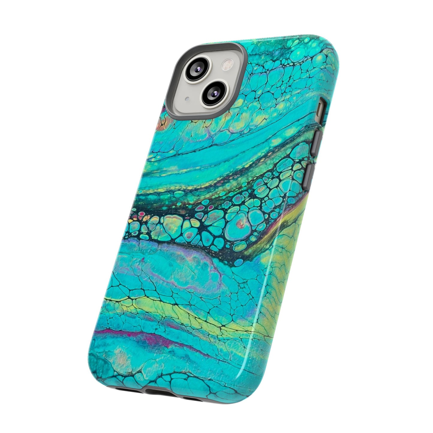 Green Abstract Art Phone Case