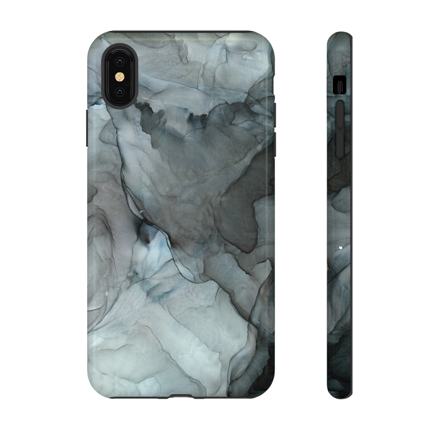 Smokey Black Abstract Art Phone Case