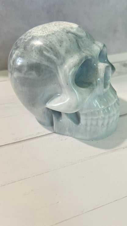 White Marbled Skull