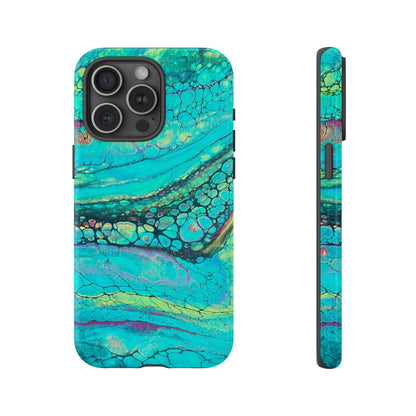 Green Abstract Art Phone Case