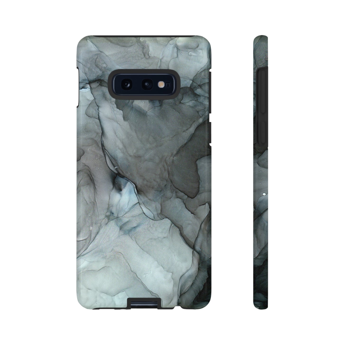 Smokey Black Abstract Art Phone Case