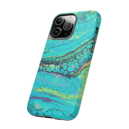 Green Abstract Art Phone Case