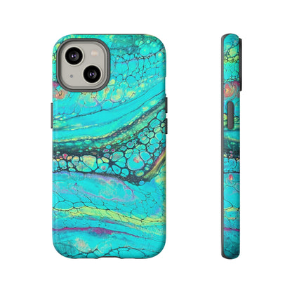 Green Abstract Art Phone Case