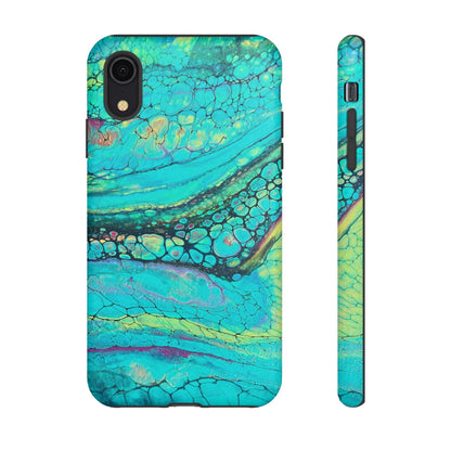 Green Abstract Art Phone Case