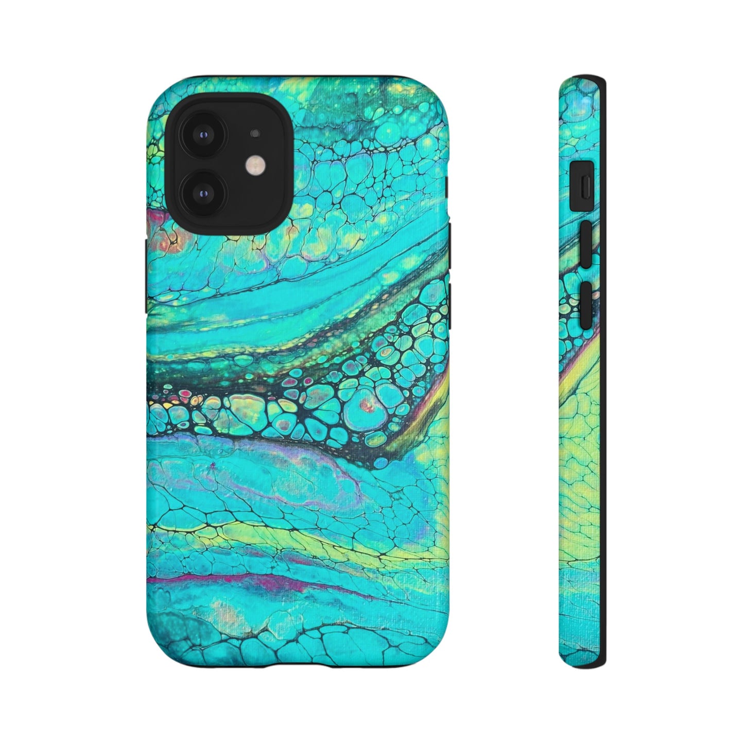 Green Abstract Art Phone Case