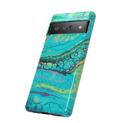 Green Abstract Art Phone Case