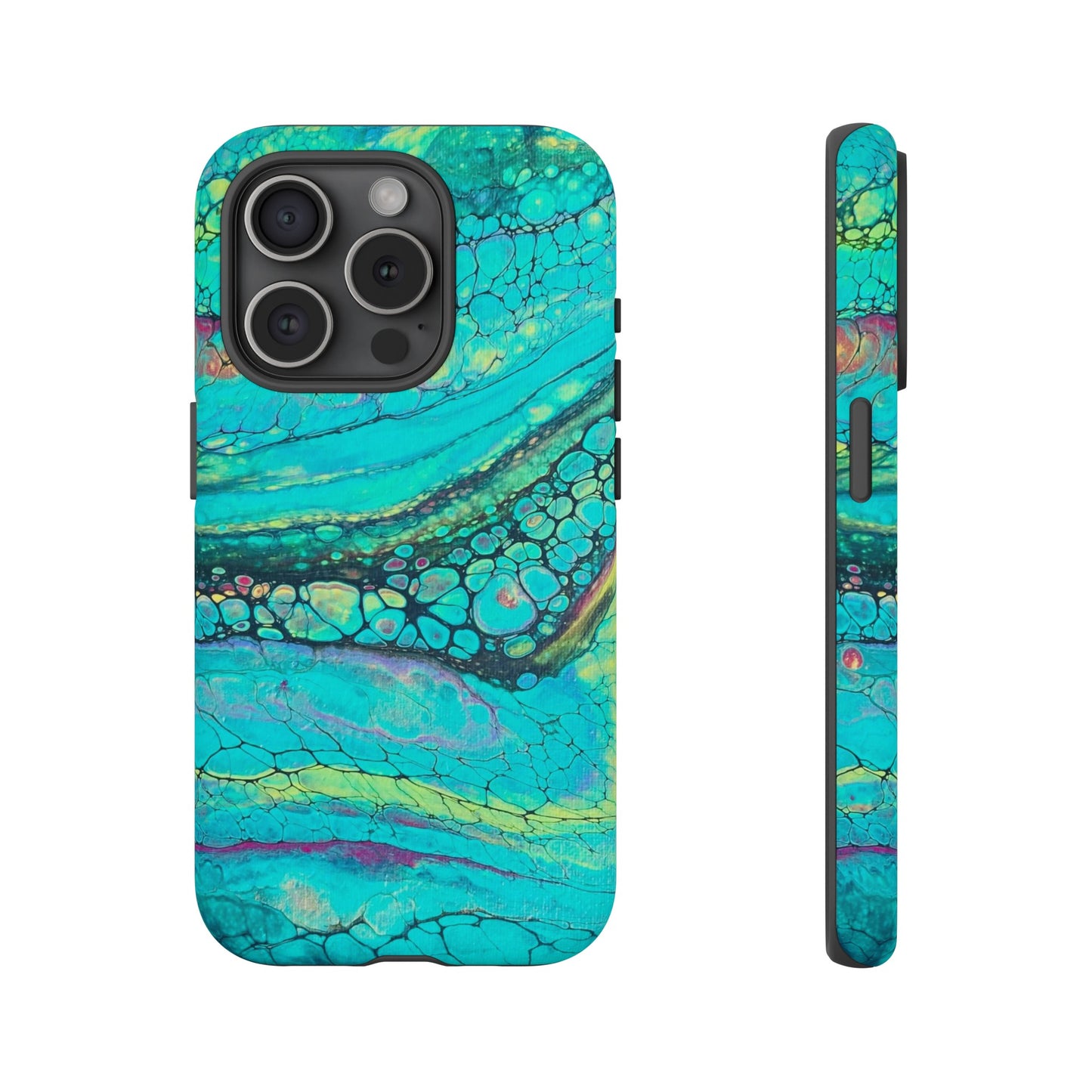 Green Abstract Art Phone Case