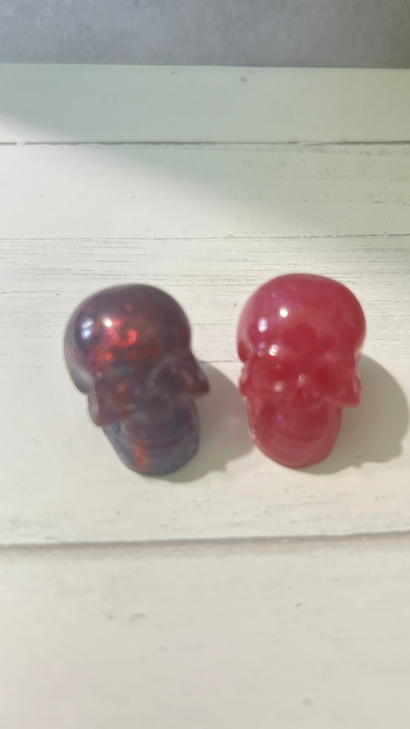 Pink and Purple Tiny Skulls