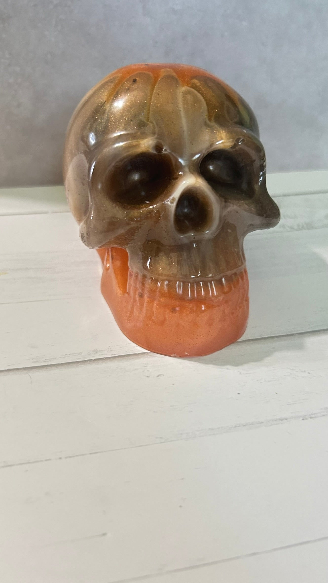 Orange/Brown Skull