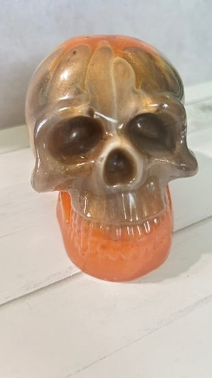 Orange/Brown Skull
