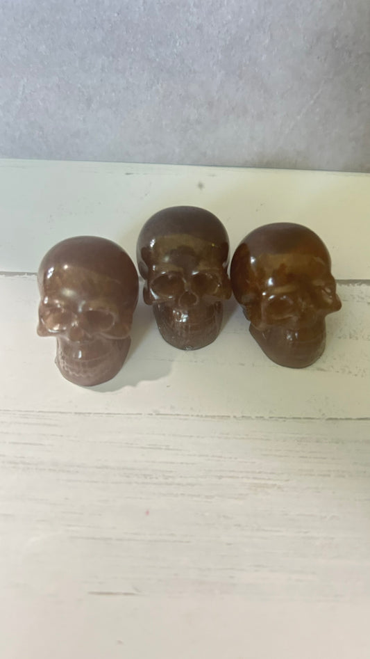 Brown Tiny Skulls