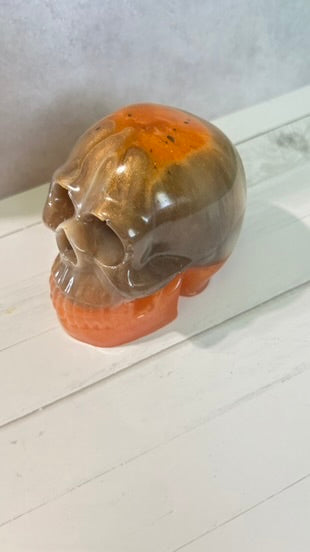 Orange/Brown Skull