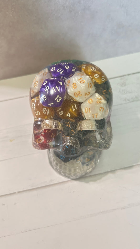 D20 Dice Skull