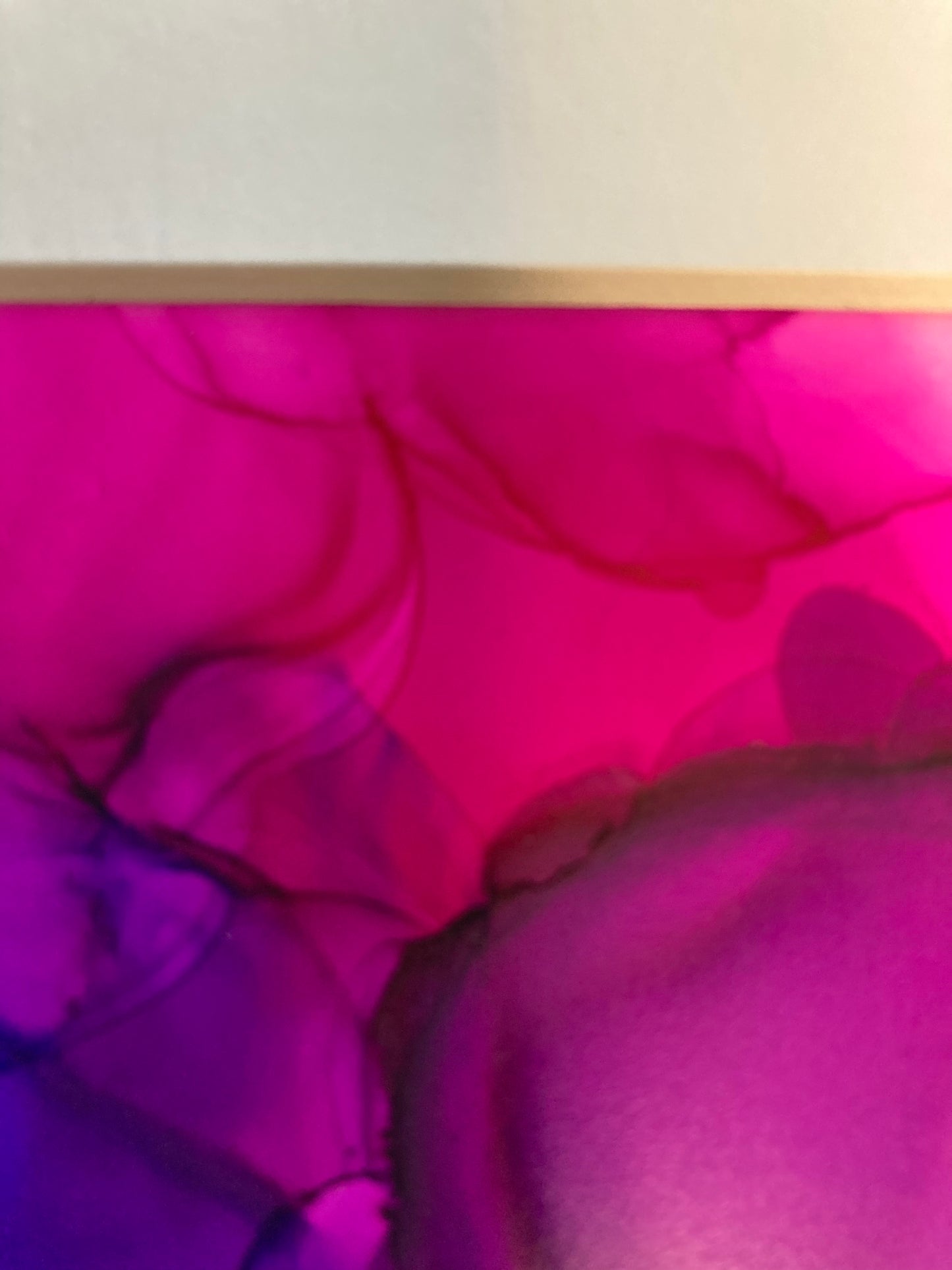 PInk and Blue Alcohol Ink