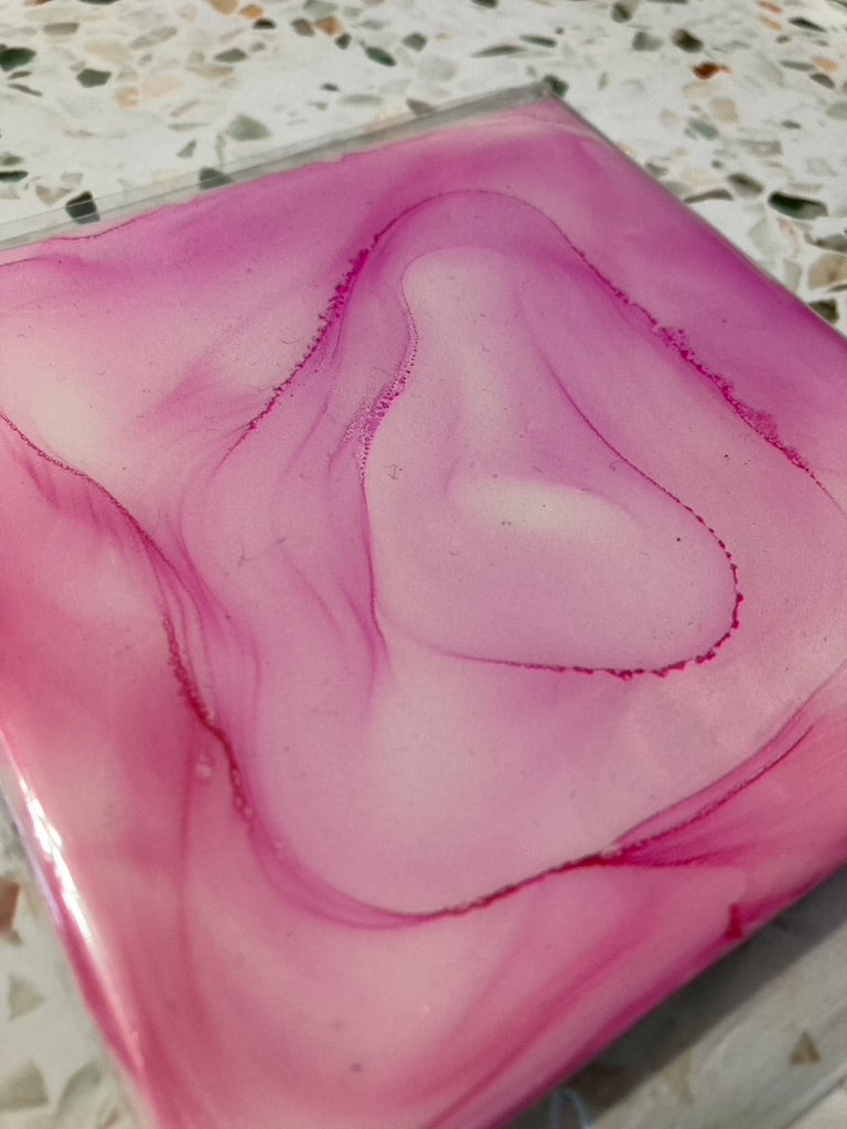 Pink Tile Coaster