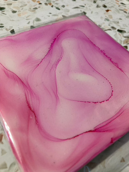 Pink Tile Coaster
